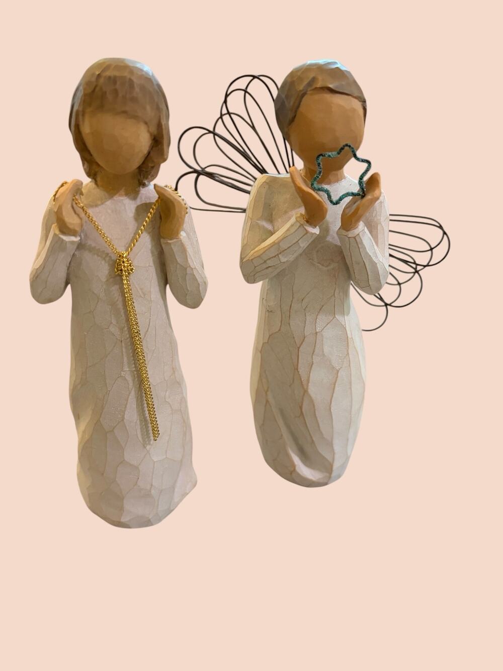 Set of Willow tree figures truly golden and bright star